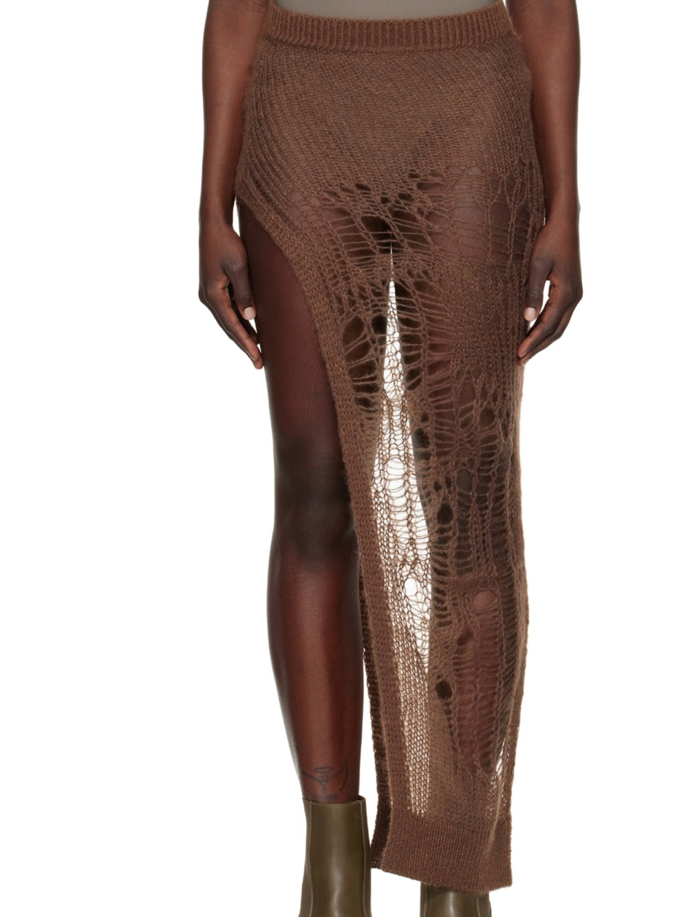 Brown Hollywood spider Ziggy maxi skirt
